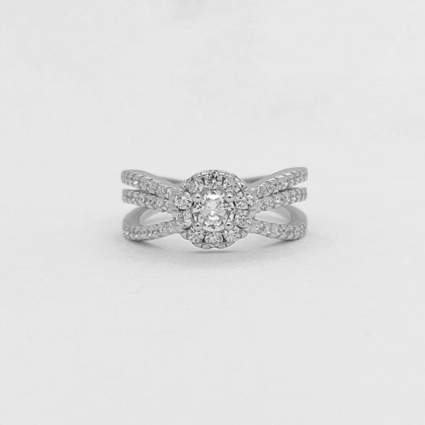 Eternity Halo Split Band