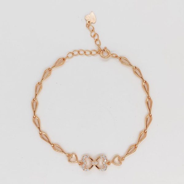 Infinity Hearts Silver Bracelet
